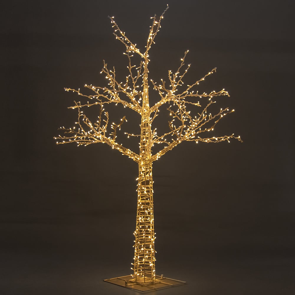 Christabelle Full Light Display Tree with 600 Twinkle Lights Indoor/Outdoor 180cm