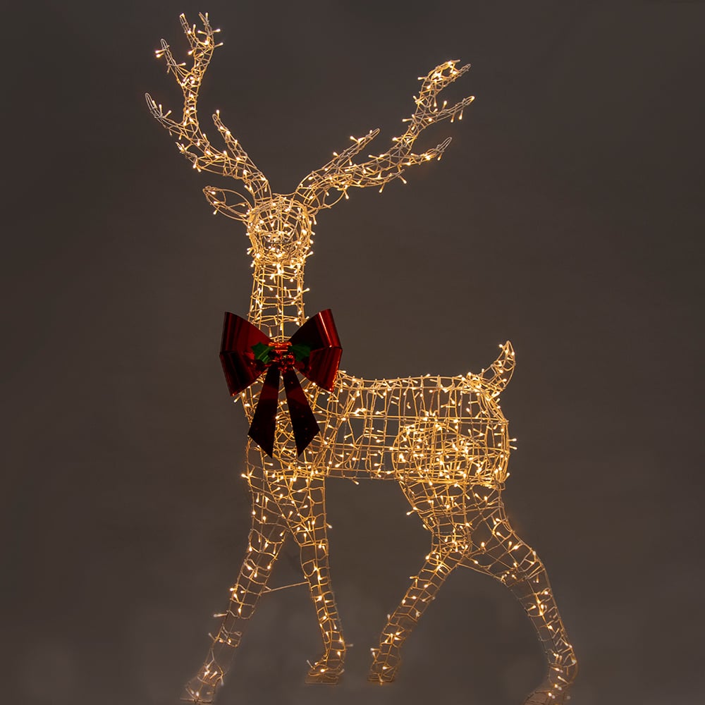 Christabelle Full Light Reindeer with 800 Twinkle Lights Indoor/Outdoor 210cm