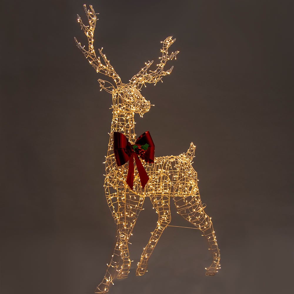 Christabelle Full Light Reindeer with 800 Twinkle Lights Indoor/Outdoor 210cm