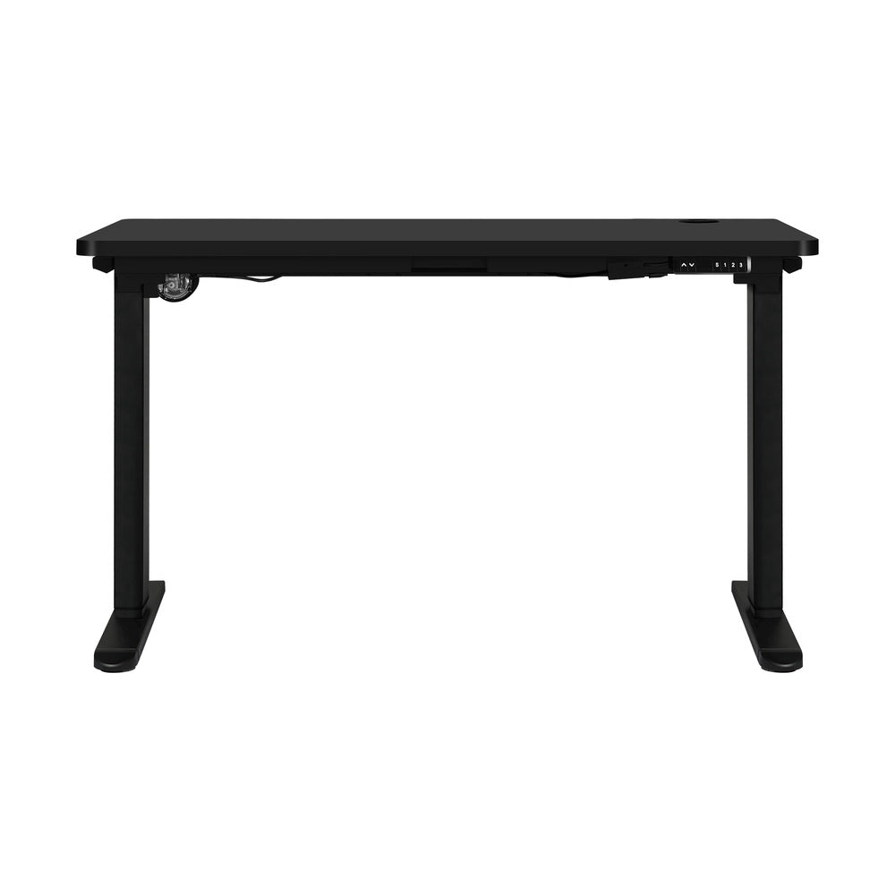 Oikiture Standing Desk Adjustable Motorised 140cm Black