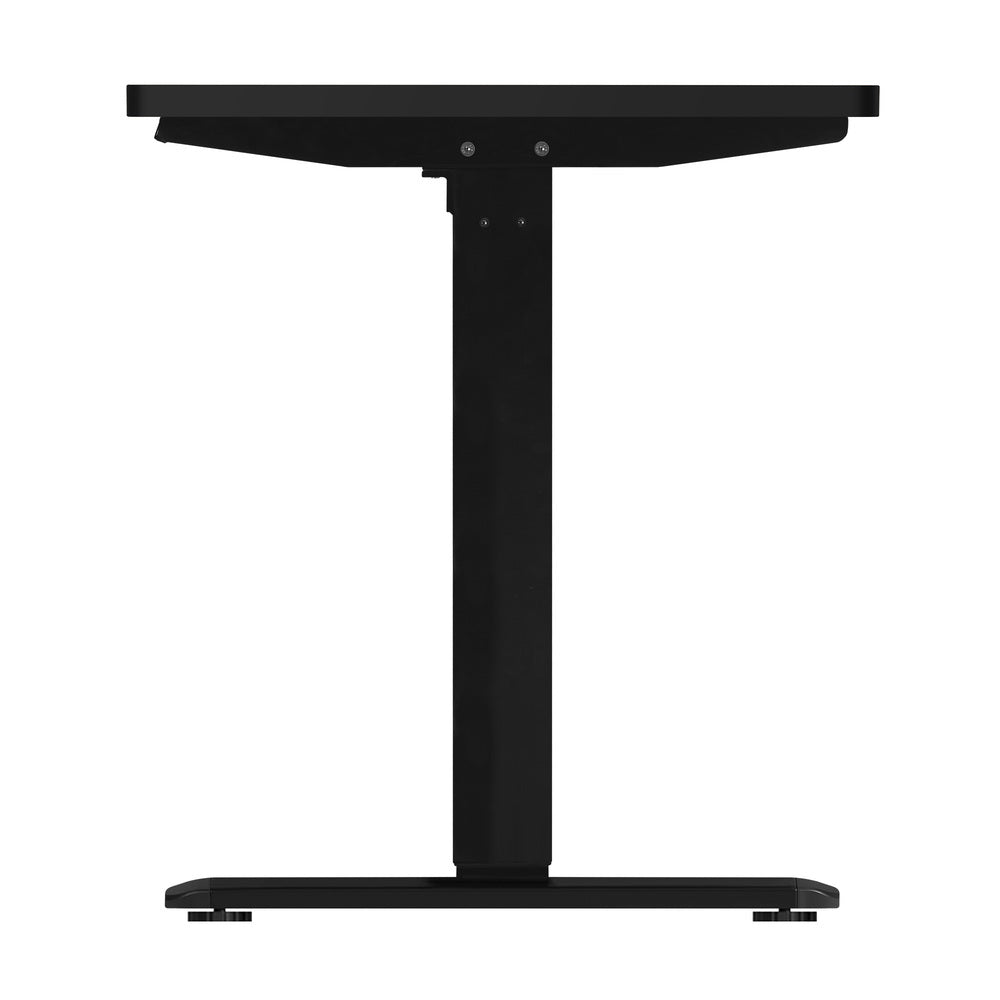 Oikiture Standing Desk Adjustable Motorised 140cm Black