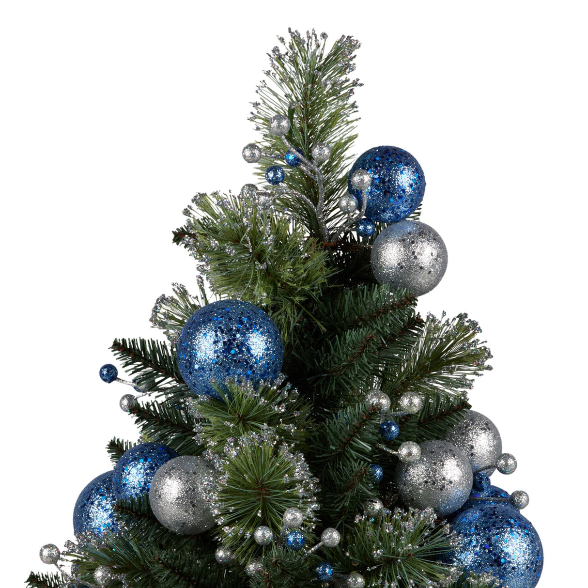 Christabelle 61cm Blue Collection Tabletop Pre-Lit Christmas Tree