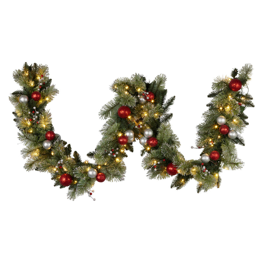 Christabelle 274cm Battery-Operated Christmas Garland Jingle Bells Collection