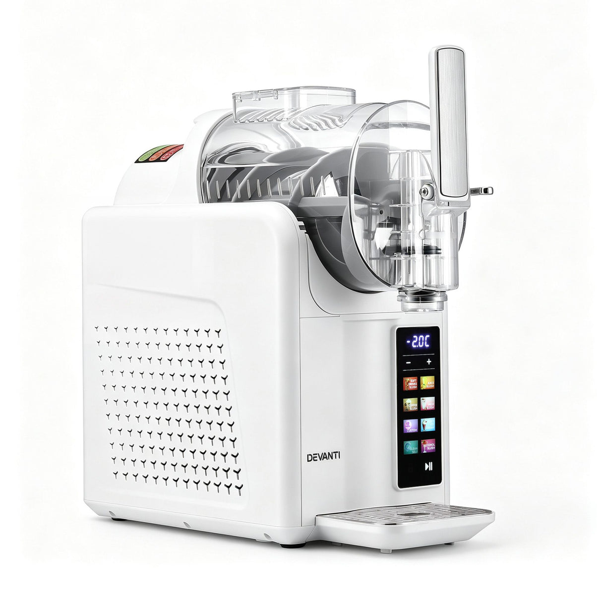 Devanti Slushie Machine 2L Frozen Drink Maker Ice Cream Cocktail Slush Maker White