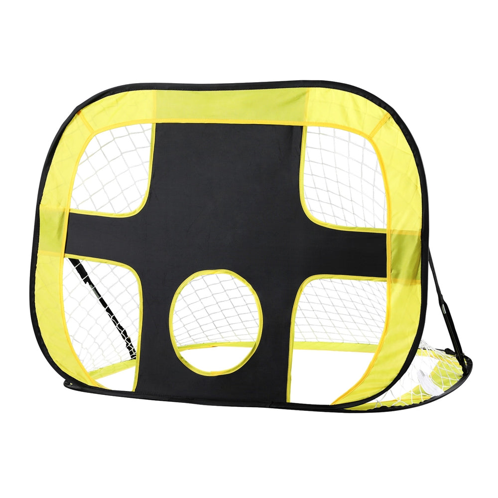 Portable Soccer Training Net - Everfit Rebound Goal with Carry Bag and Fiberglass Stability