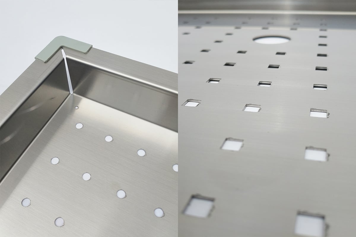 Stainless Steel Sink Colander 430 x 430mm