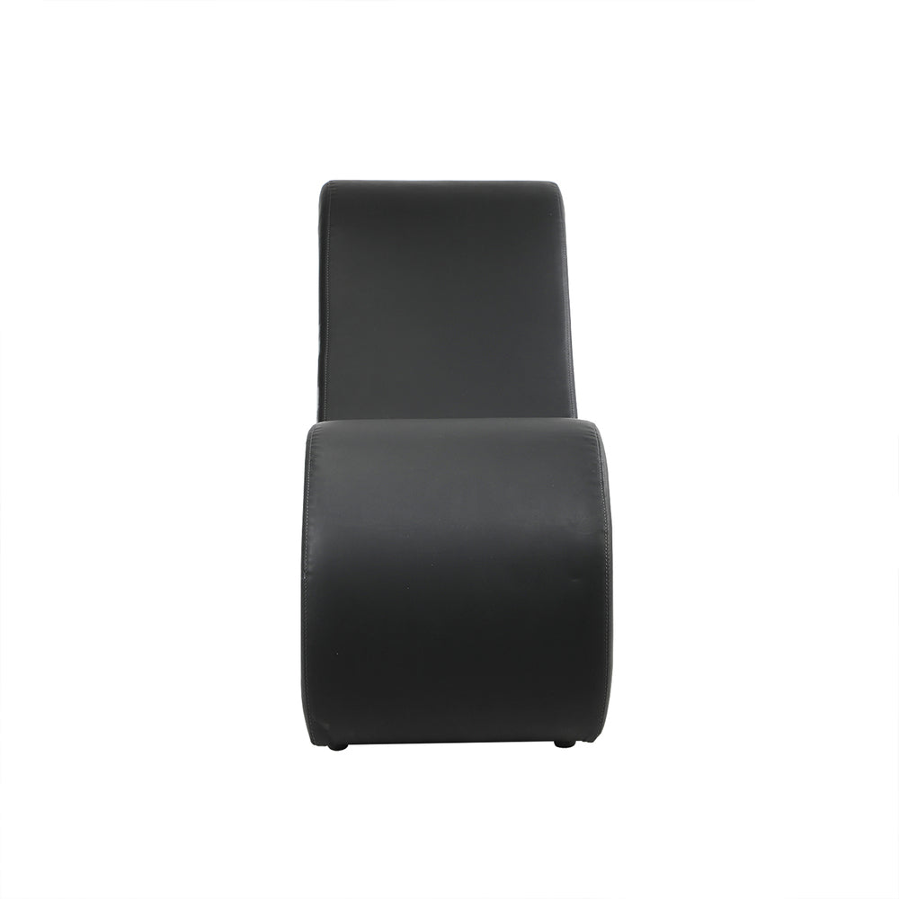 Oikiture Tantra Sofa Love Seat Chaise Lounge Couples Yoga Bed Black