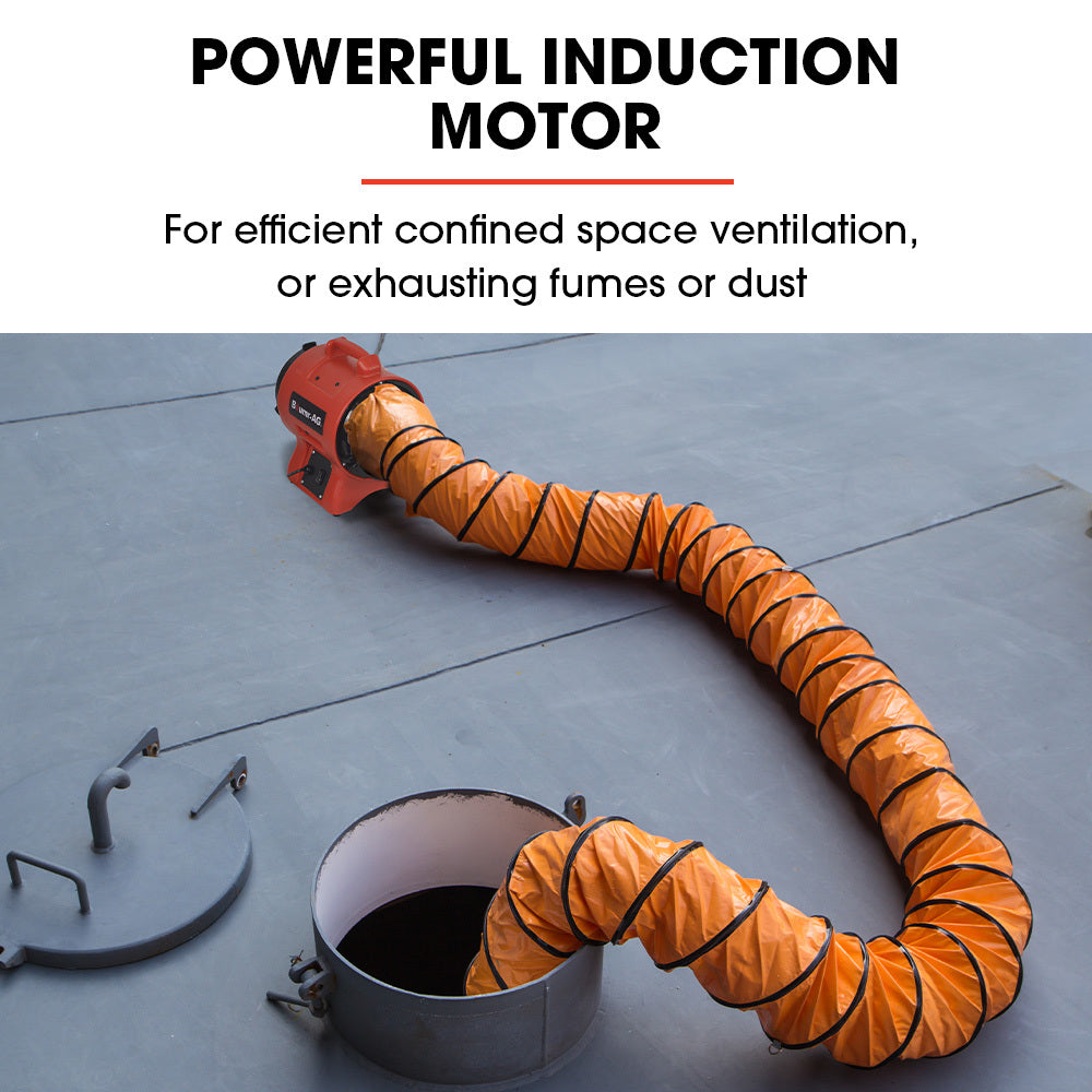 BAUMR-AG 300mm (12 inch) Portable Air Blower Mover Axial Ventilation Extraction Fan