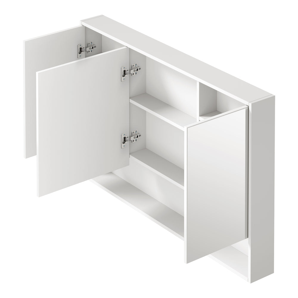 Welba Bathroom Mirror Cabinet LED Wall Storage 1200x750mm