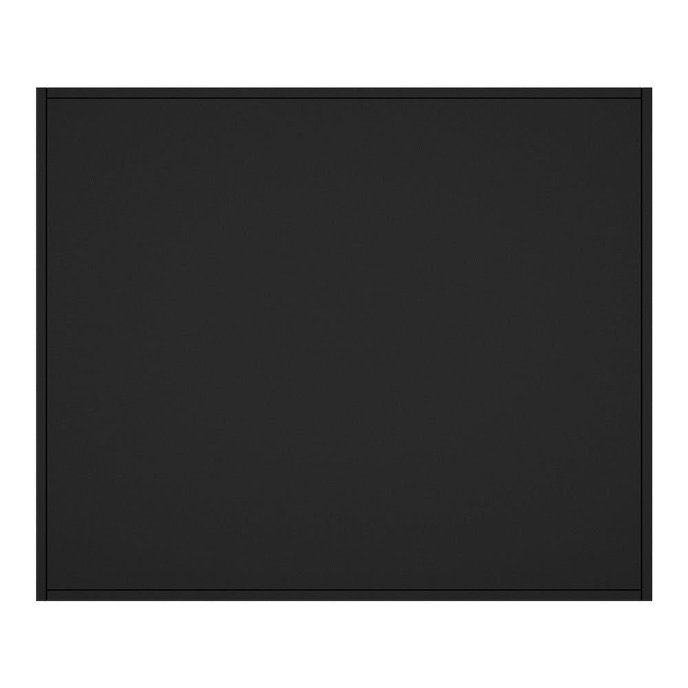 Welba Bathroom Mirror Cabinet LED Wall Storage 900x750mm Black