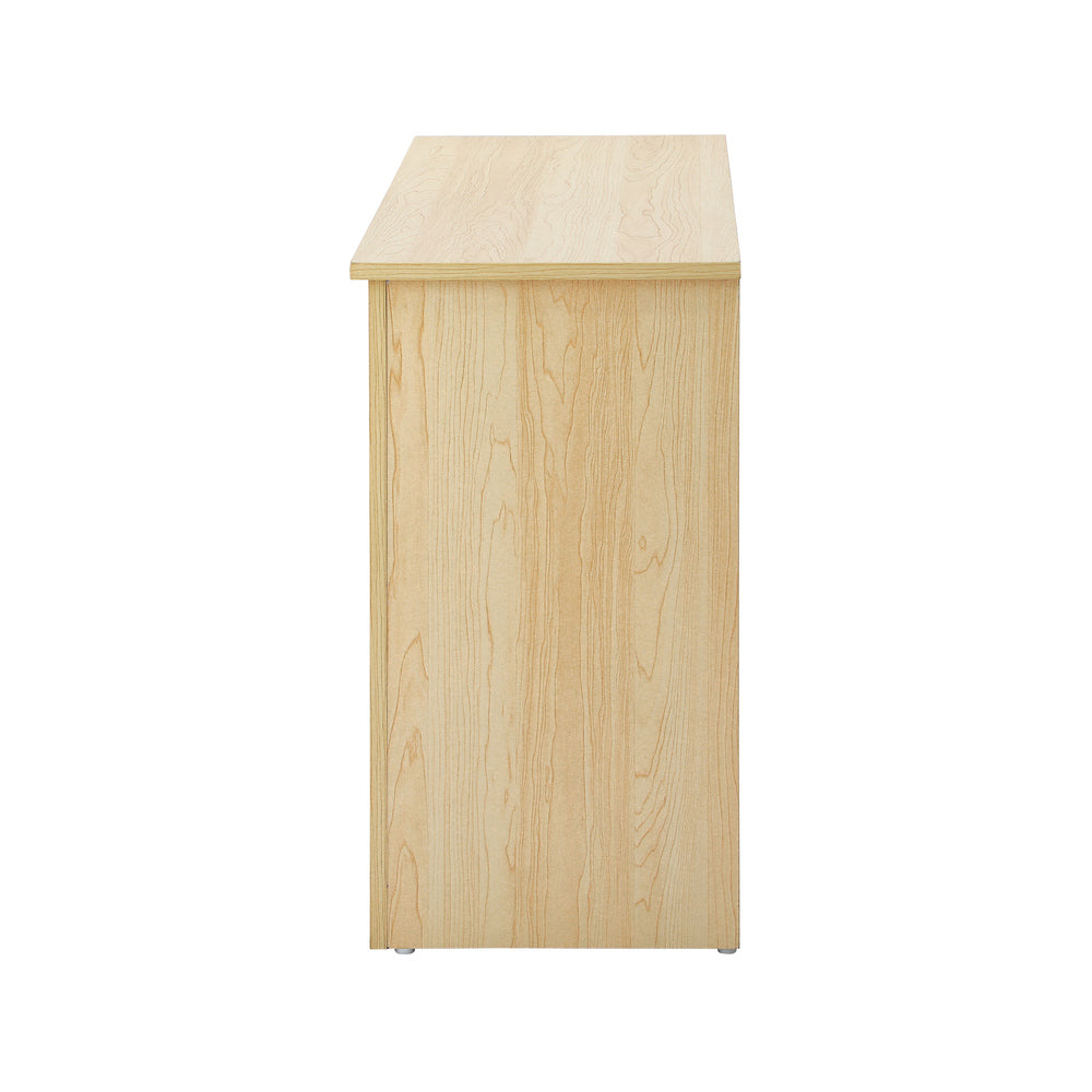 Oikiture Kids Toy Storage Cabinet With Storage Box Natural