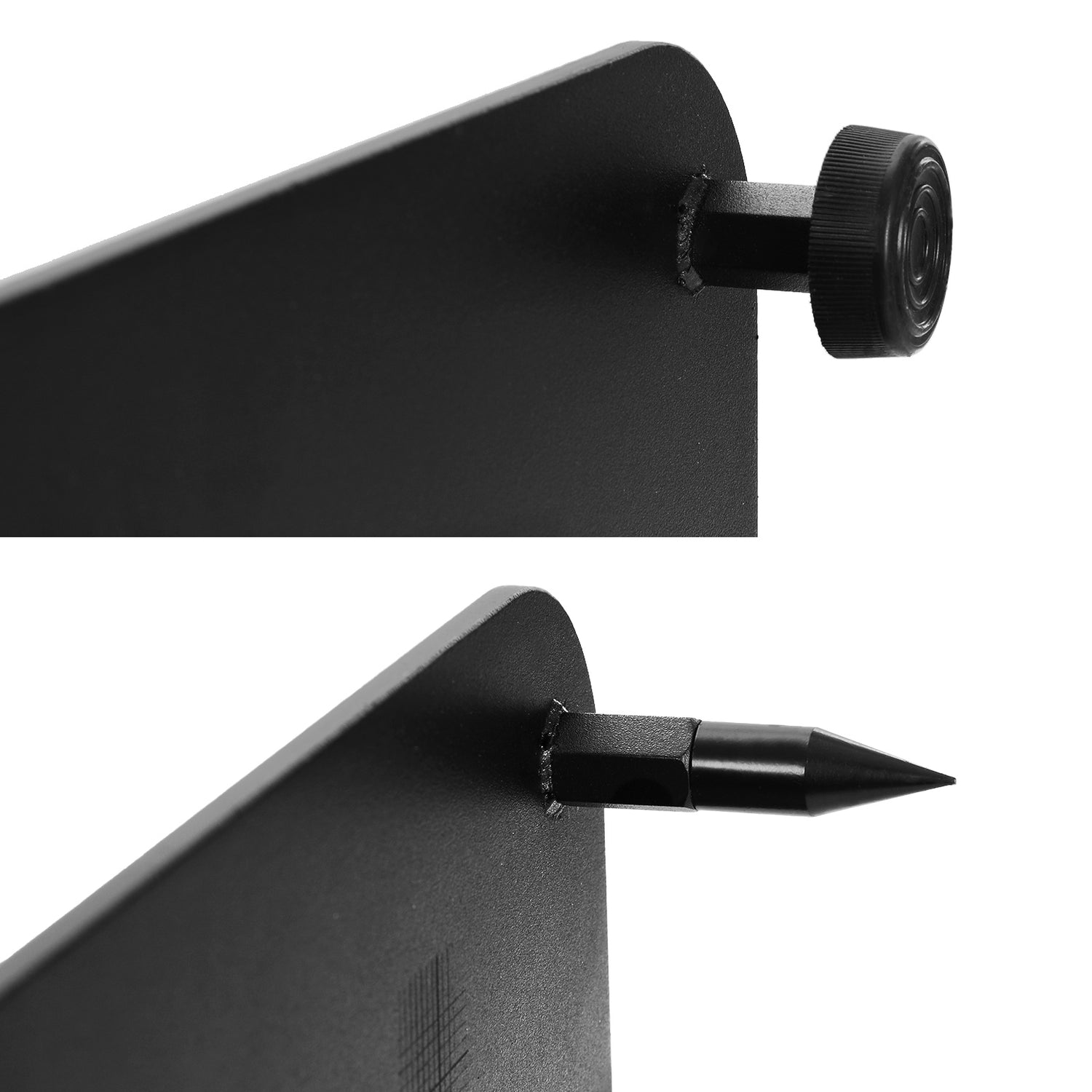 Adjustable Alpha Steel Speaker Stands (Set of 2) - 70-117cm Height