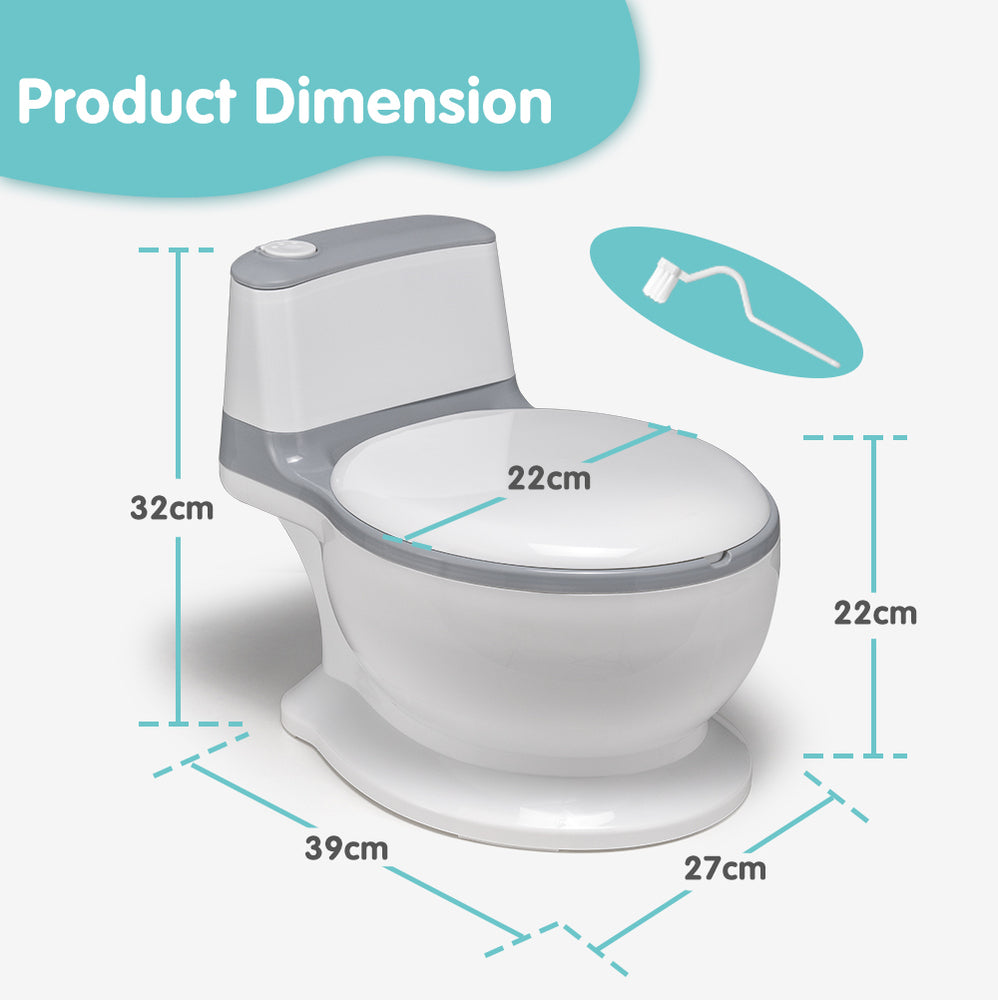Playpals Kids Potty Trainer Seat Child Toilet Training Non-Slip