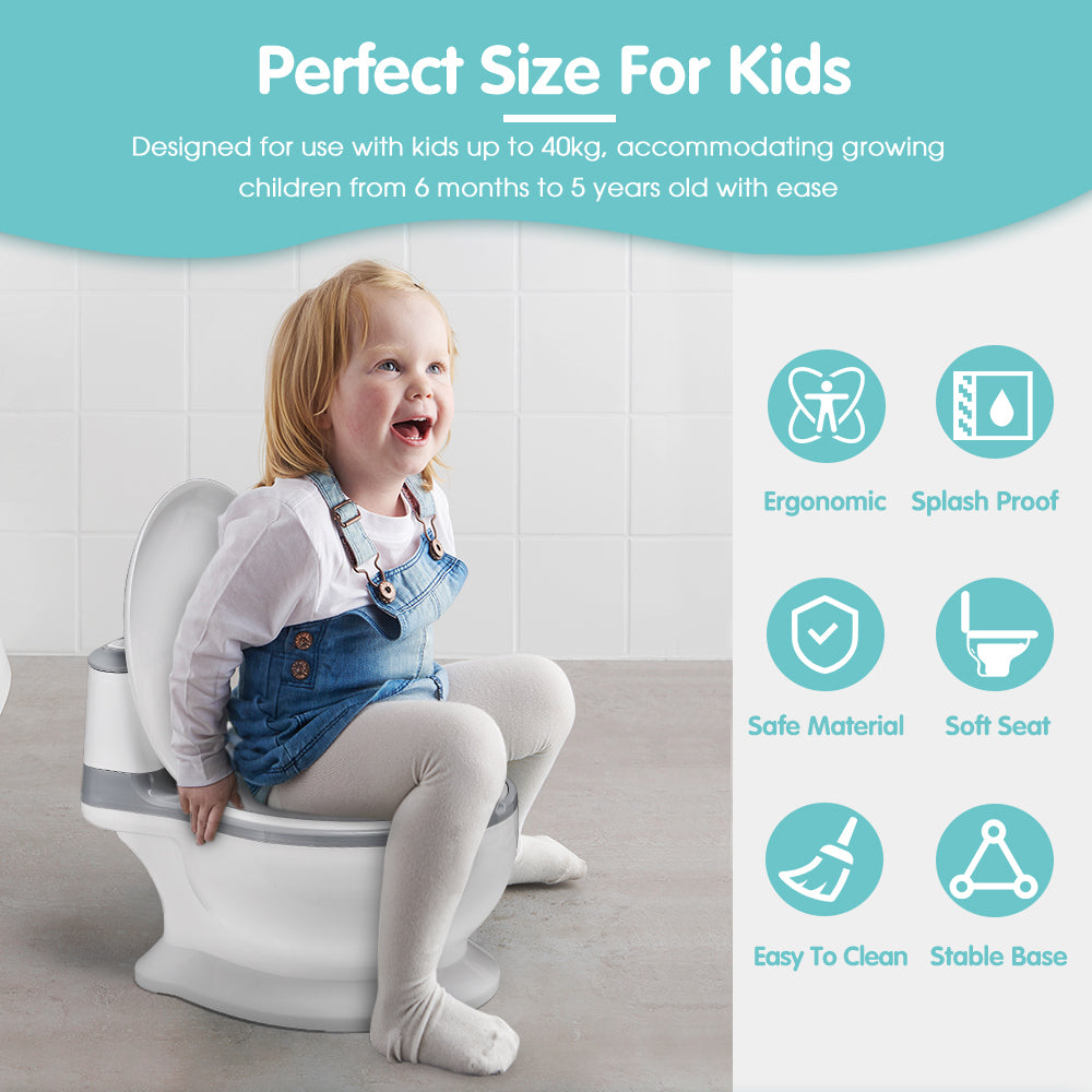 Playpals Kids Potty Trainer Seat Child Toilet Training Non-Slip