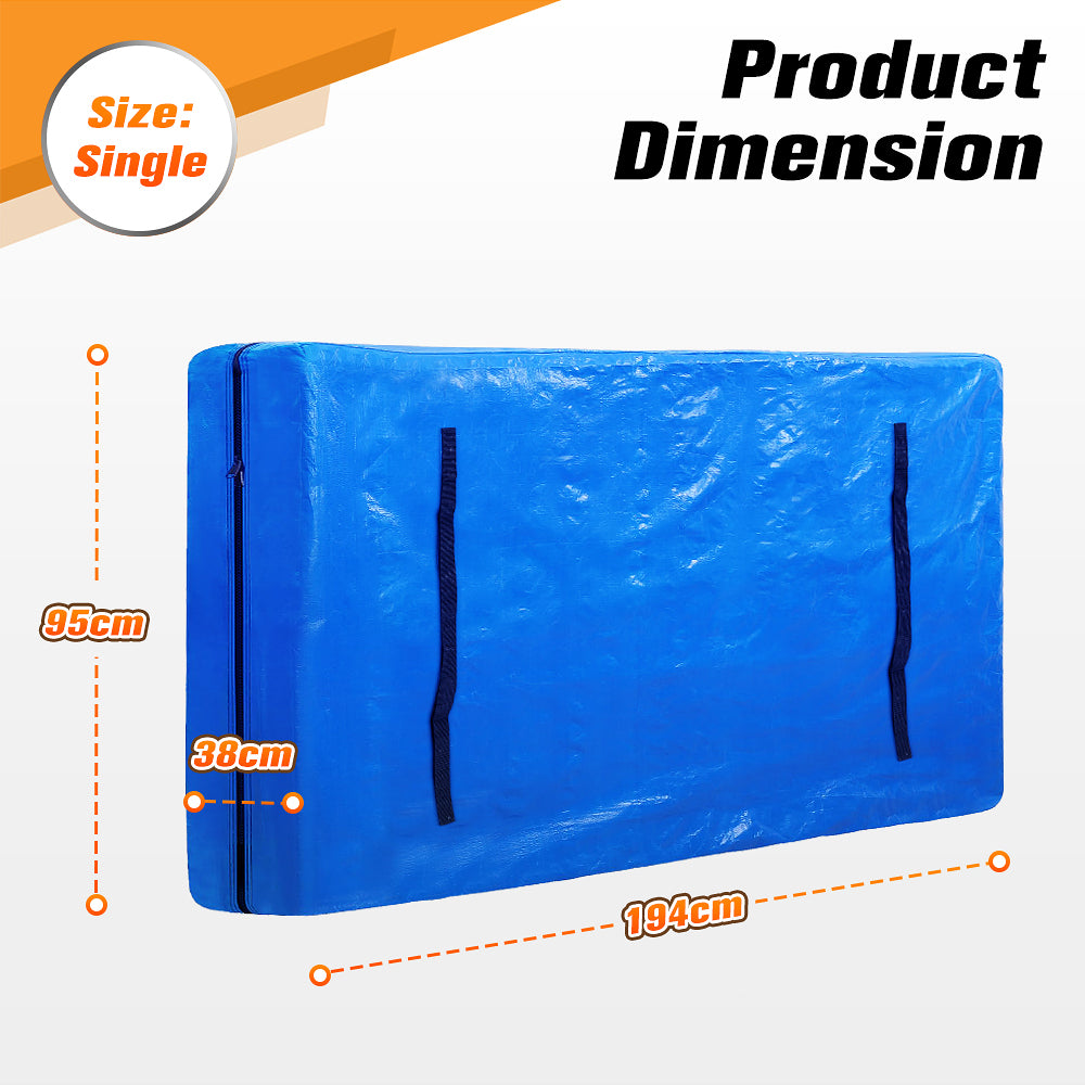 MOBI Mattress Bag Waterproof Protector Dust Cover Single Size