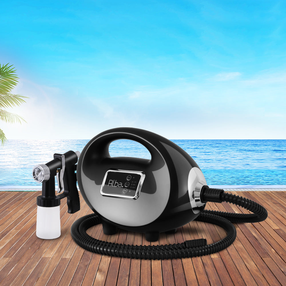 Premium HVLP 700W Spray Tan Machine - Sleek Black Design