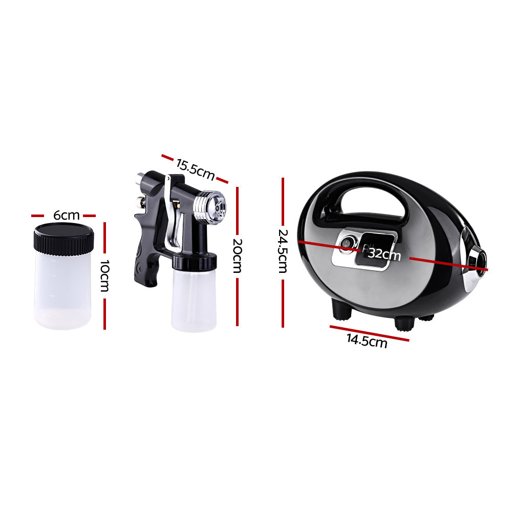 Alba Instant Glow HVLP Spray Tan System with Pop-Up Tent and Adjustable Spray Gun