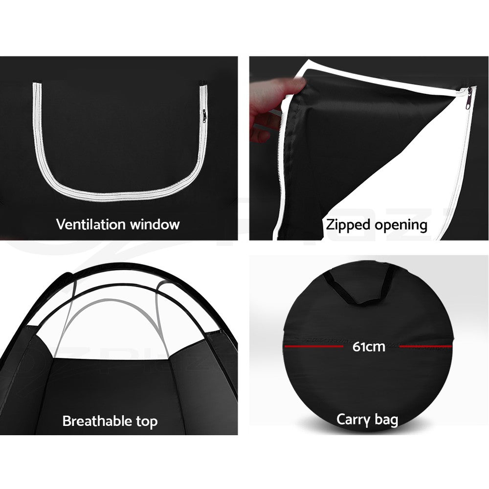 Alba Instant Glow HVLP Spray Tan System with Pop-Up Tent and Adjustable Spray Gun
