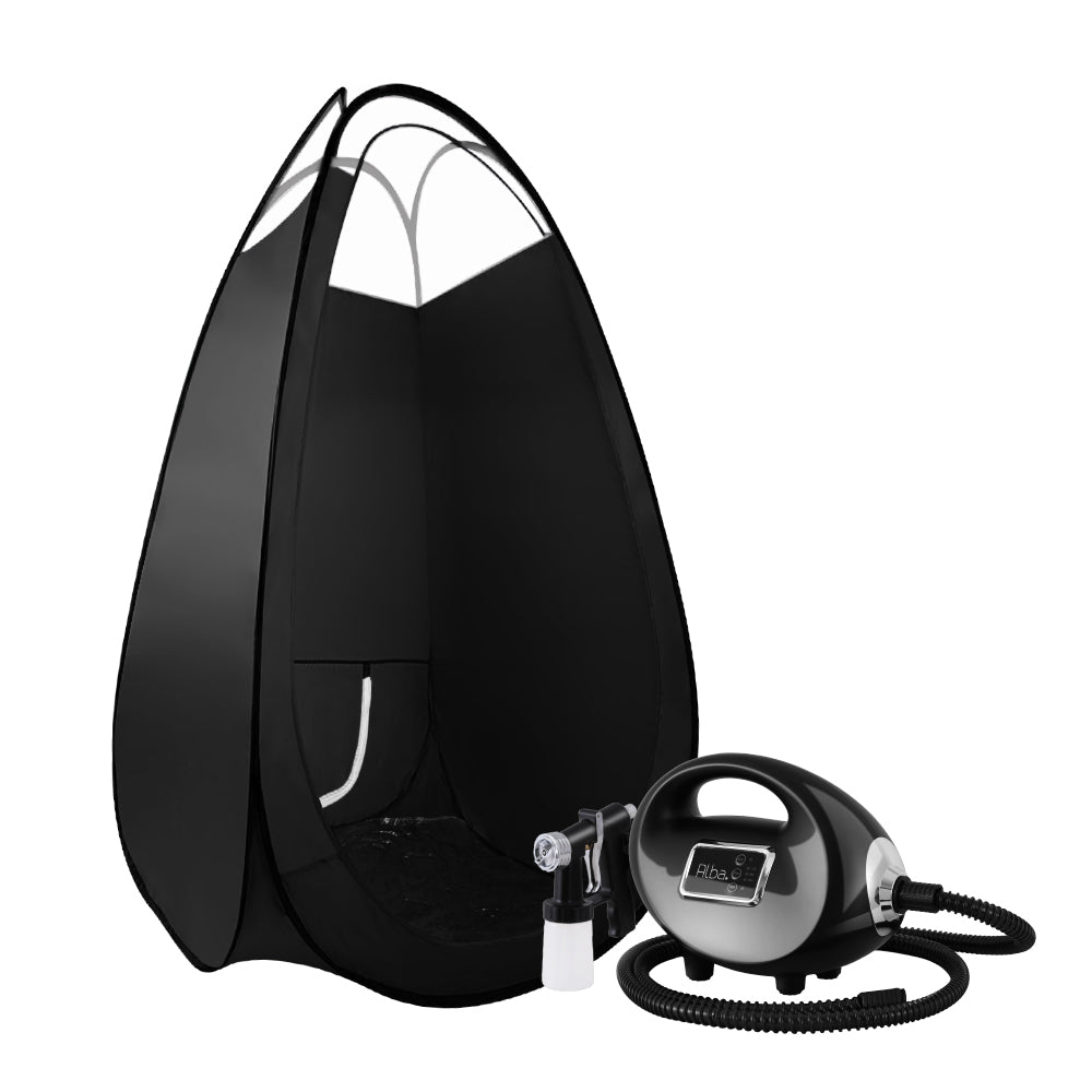 Premium HVLP Spray Tan Machine Kit with Tent and Gun - 700W Sunless Tanning System