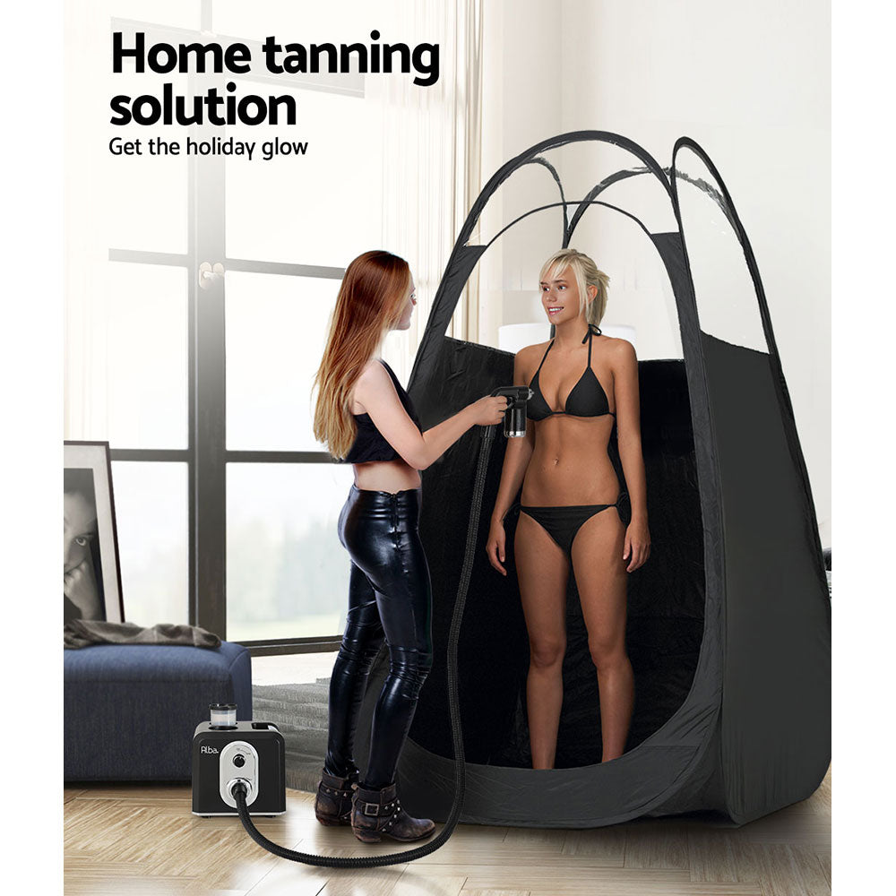 Elite Black Spray Tan Machine with Advanced Gun Technology