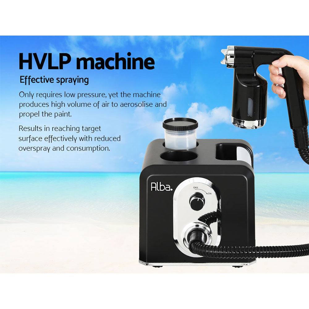Elite Black Spray Tan Machine with Advanced Gun Technology