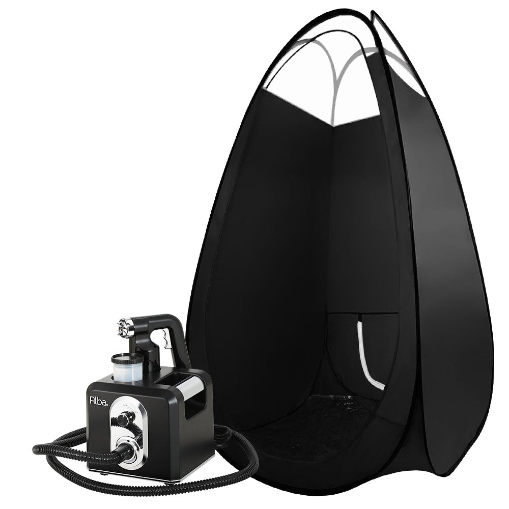 Professional HVLP Spray Tan System with Pop-Up Tent and Heating Function