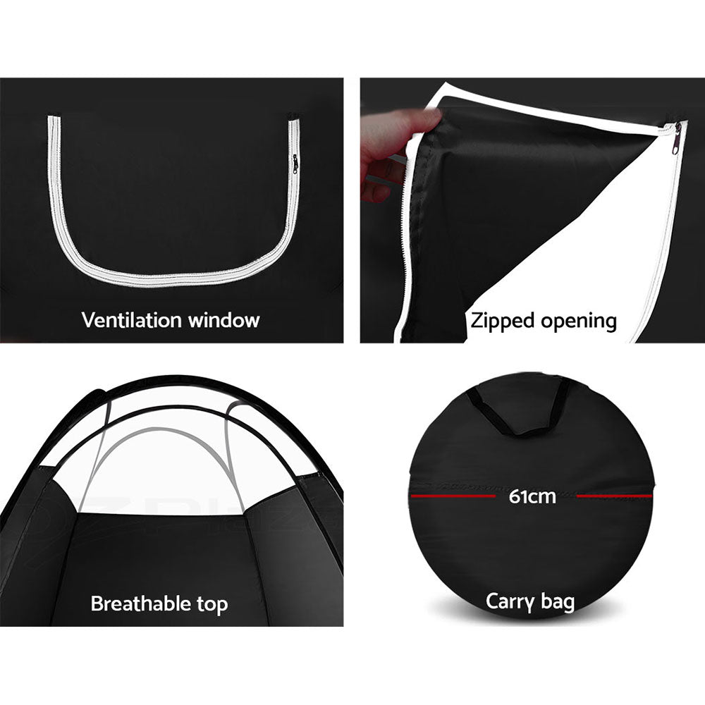 Professional HVLP Spray Tan System with Pop-Up Tent and Heating Function