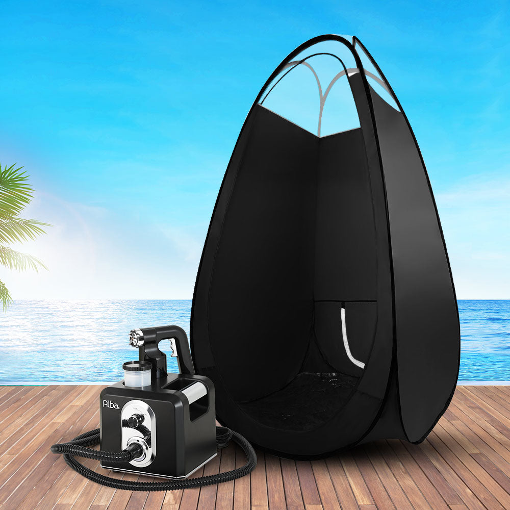 Professional HVLP Spray Tan System with Pop-Up Tent and Heating Function