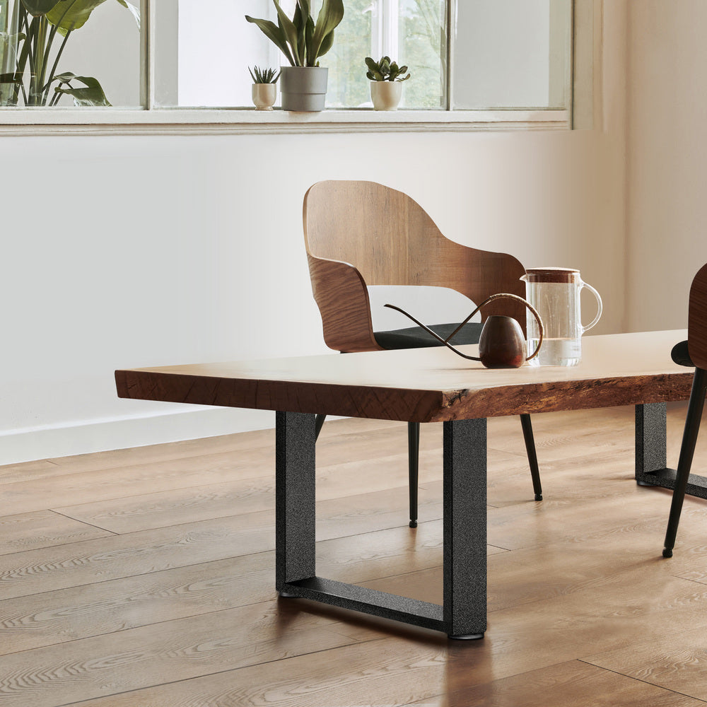 Oikiture 8X Coffee Dining Table Legs Steel Industrial 71x50CM