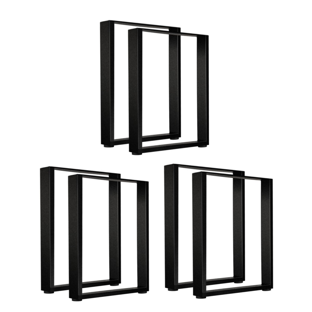 Oikiture 6X Coffee Dining Table Legs DIY Steel Industrial 40CM