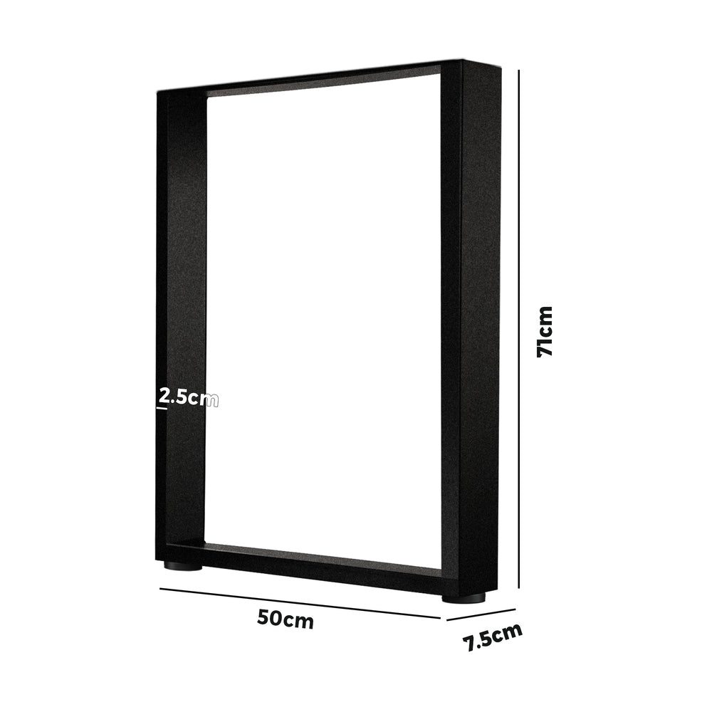 Oikiture 8X Coffee Dining Table Legs DIY Steel Industrial 40CM