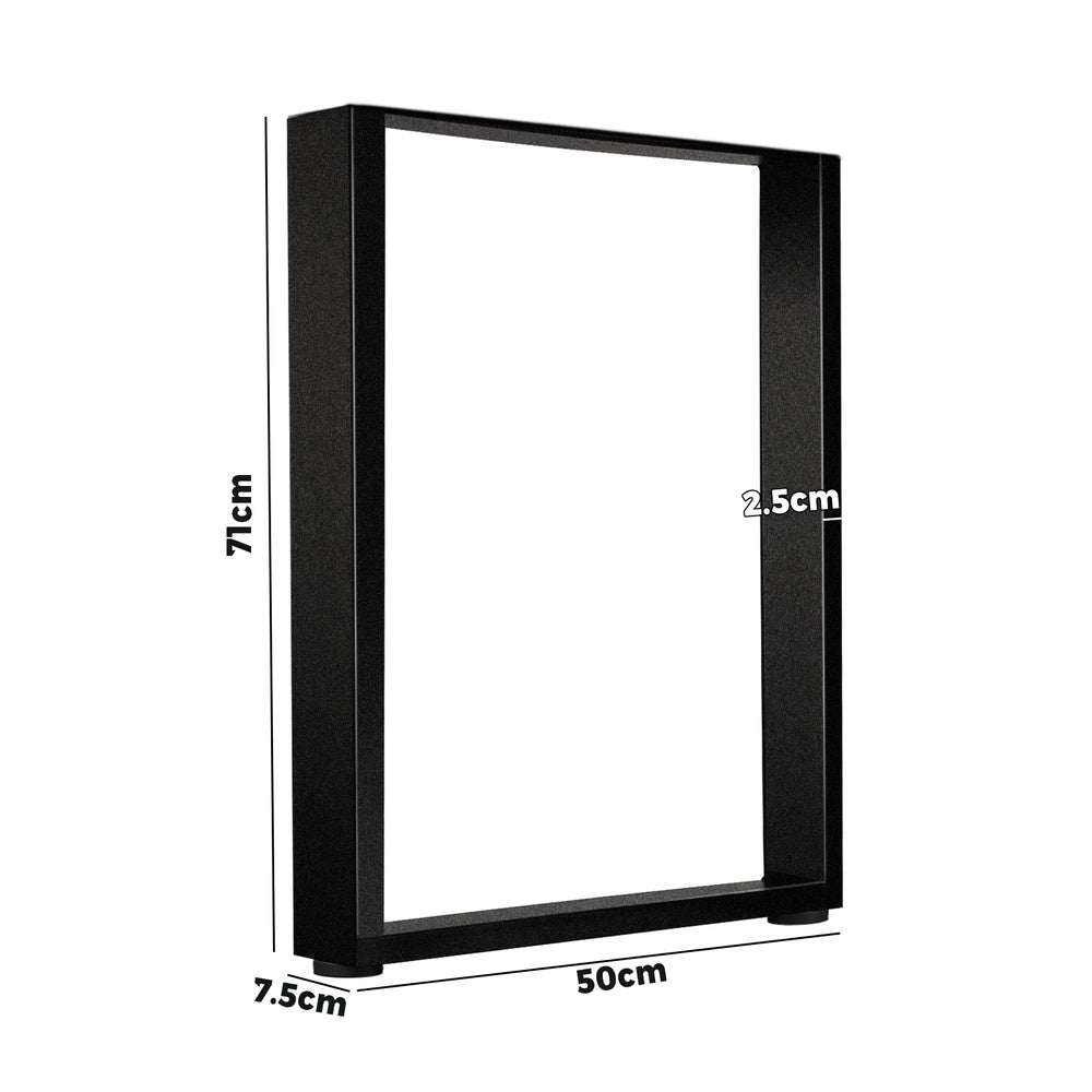 Oikiture 8X Coffee Dining Table Legs DIY Steel Industrial 40CM