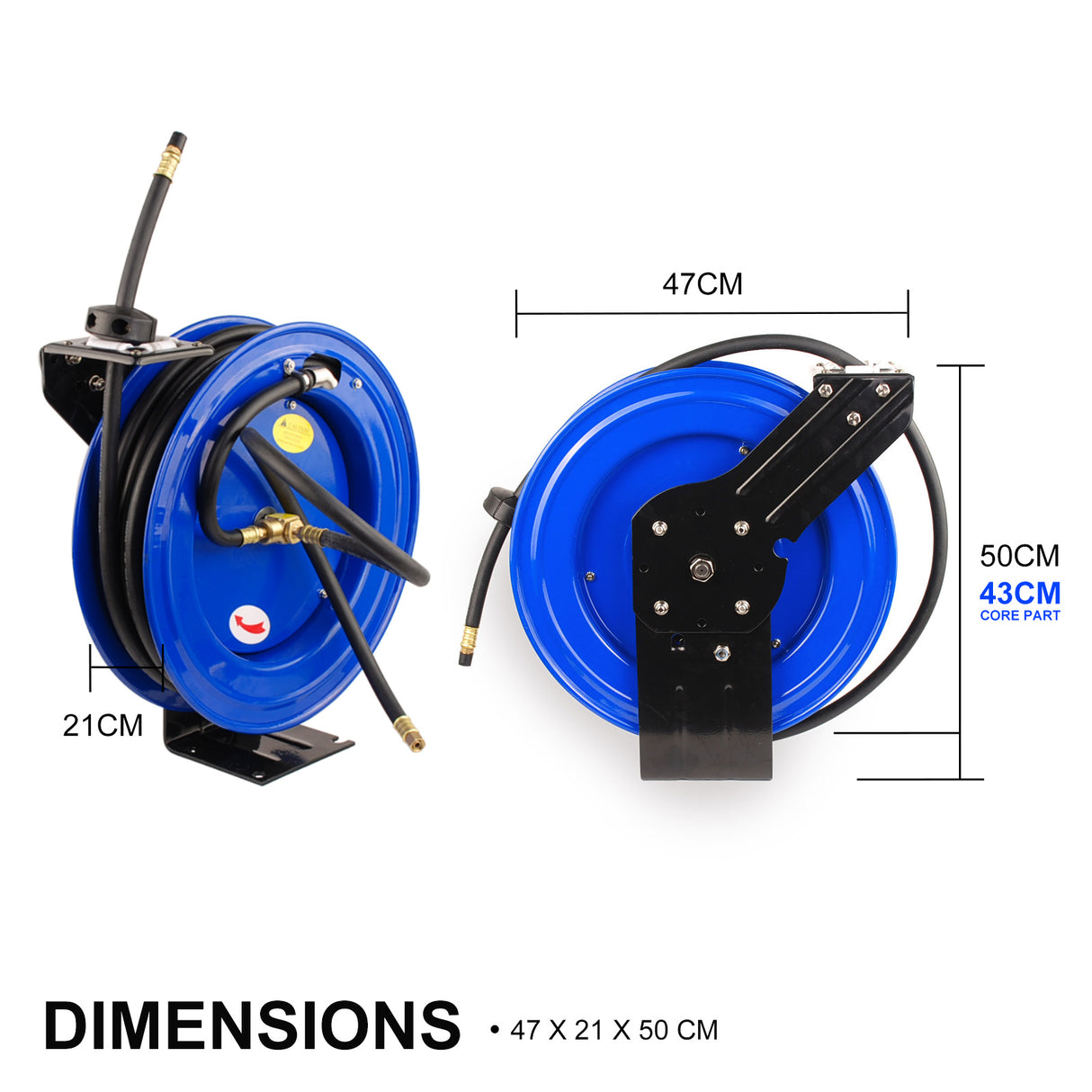 15m Industrial Air Hose Reel