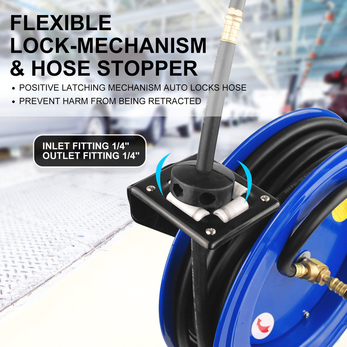 15m Industrial Air Hose Reel