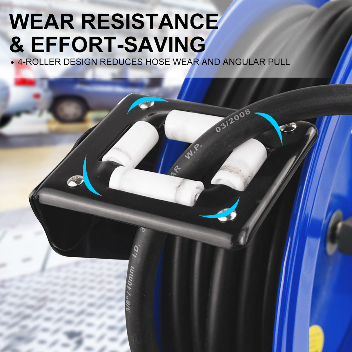 15m Industrial Air Hose Reel