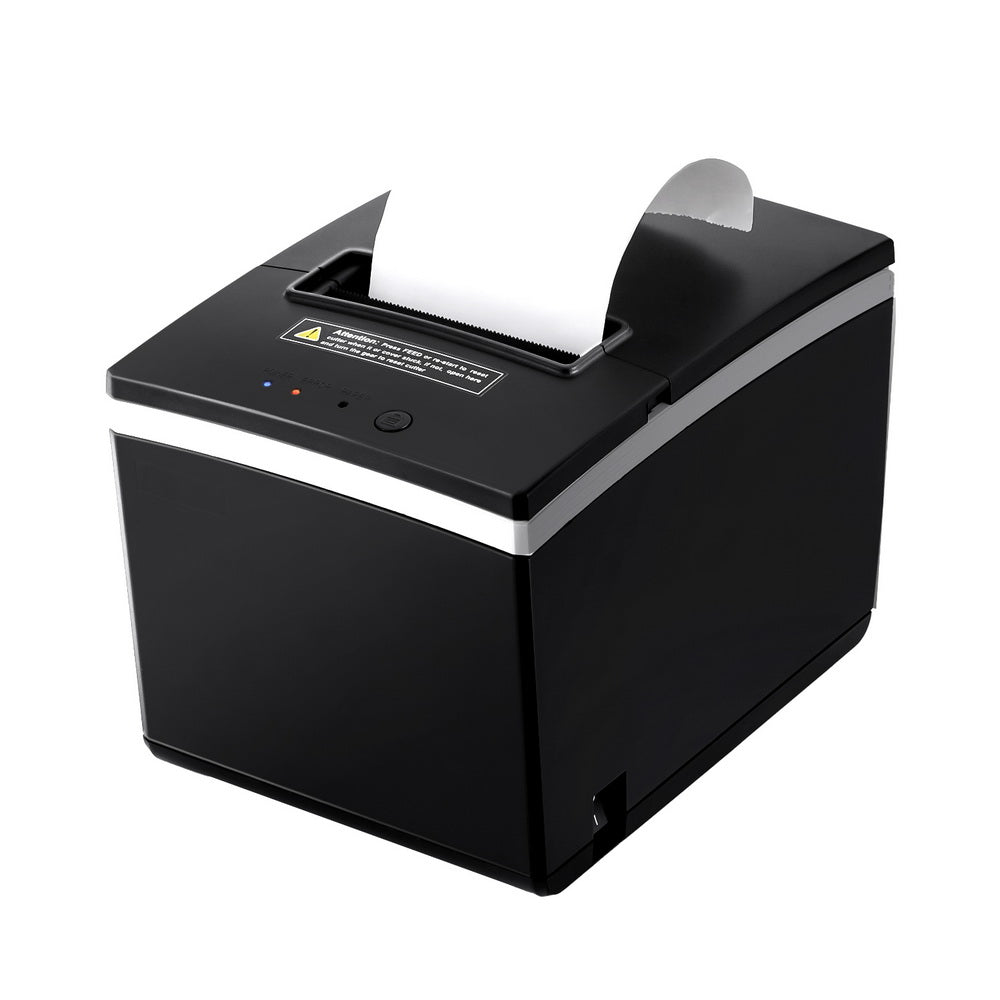 High-Speed Thermal Receipt Printer with Auto Cutter and Label Making Capabilities