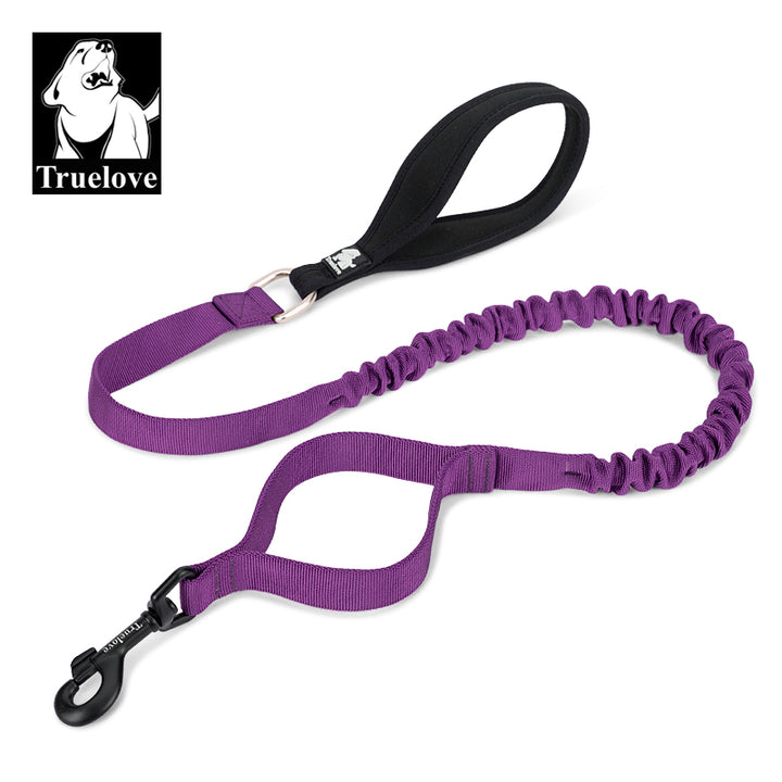 True Love Military Dog Leash 1.5 cm width and 1.4 m length - Purple S-1962324905374650368
