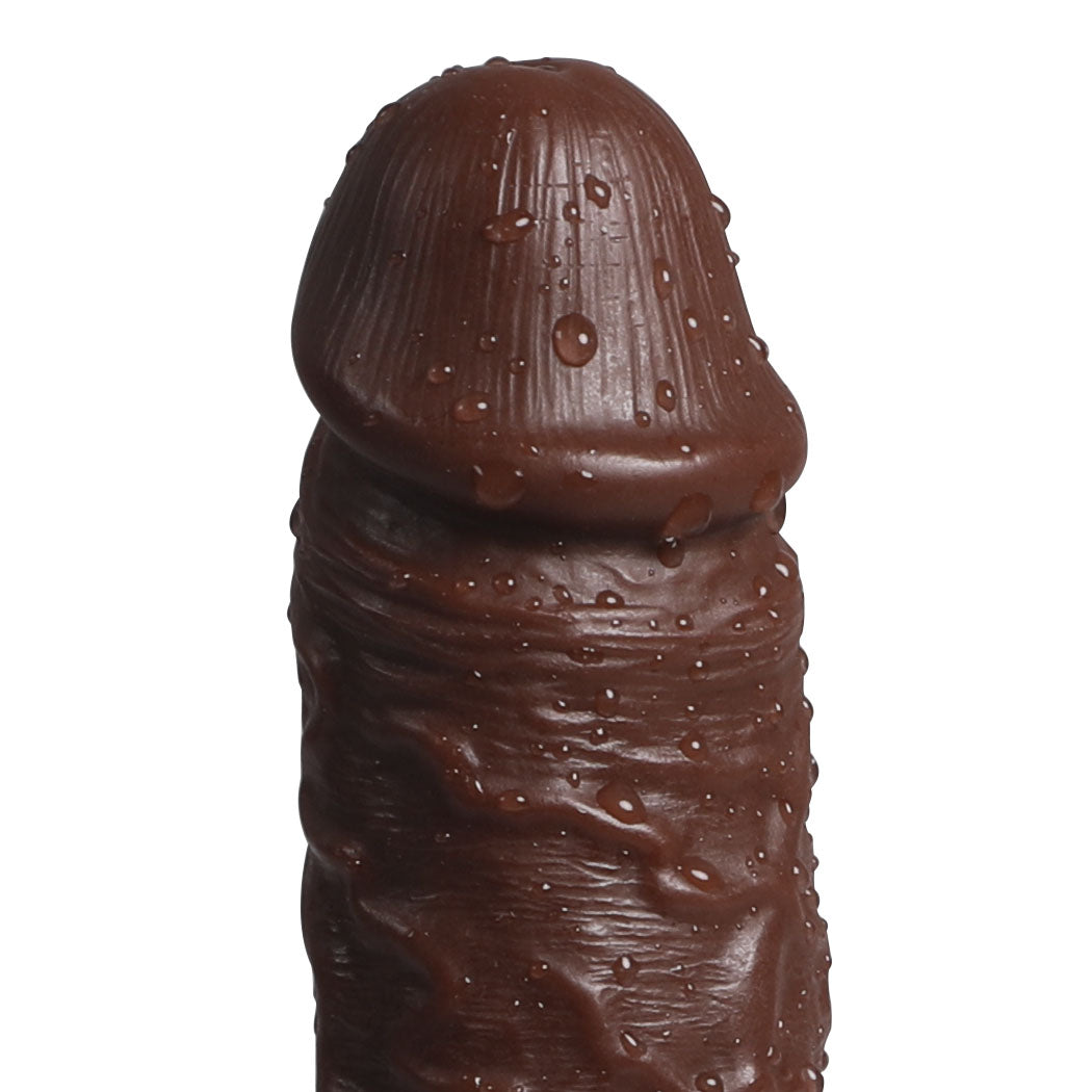 Urway Vibrator Dildo Heating Rotating Brown-2018816692335022083