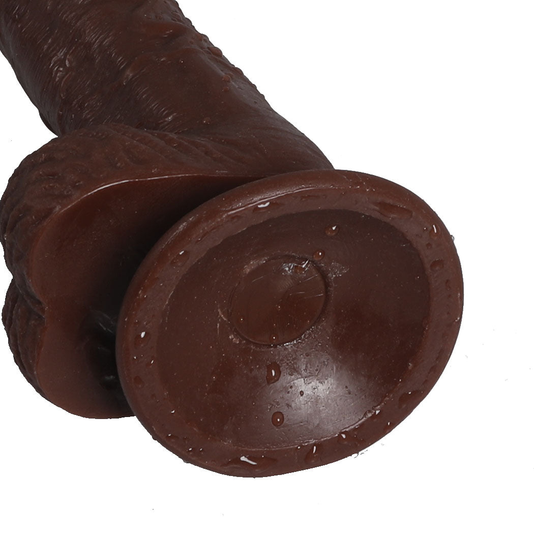 Urway Vibrator Dildo Heating Rotating Brown-2018816692335022084