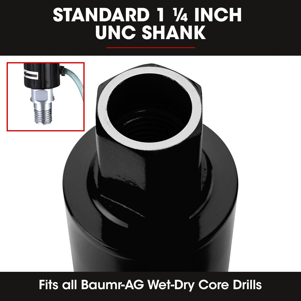 Baumr-AG Diamond Core Drill Bit 76mm Concrete Wet Dry Tile Stone Brick Marble 1-1/4 UNC