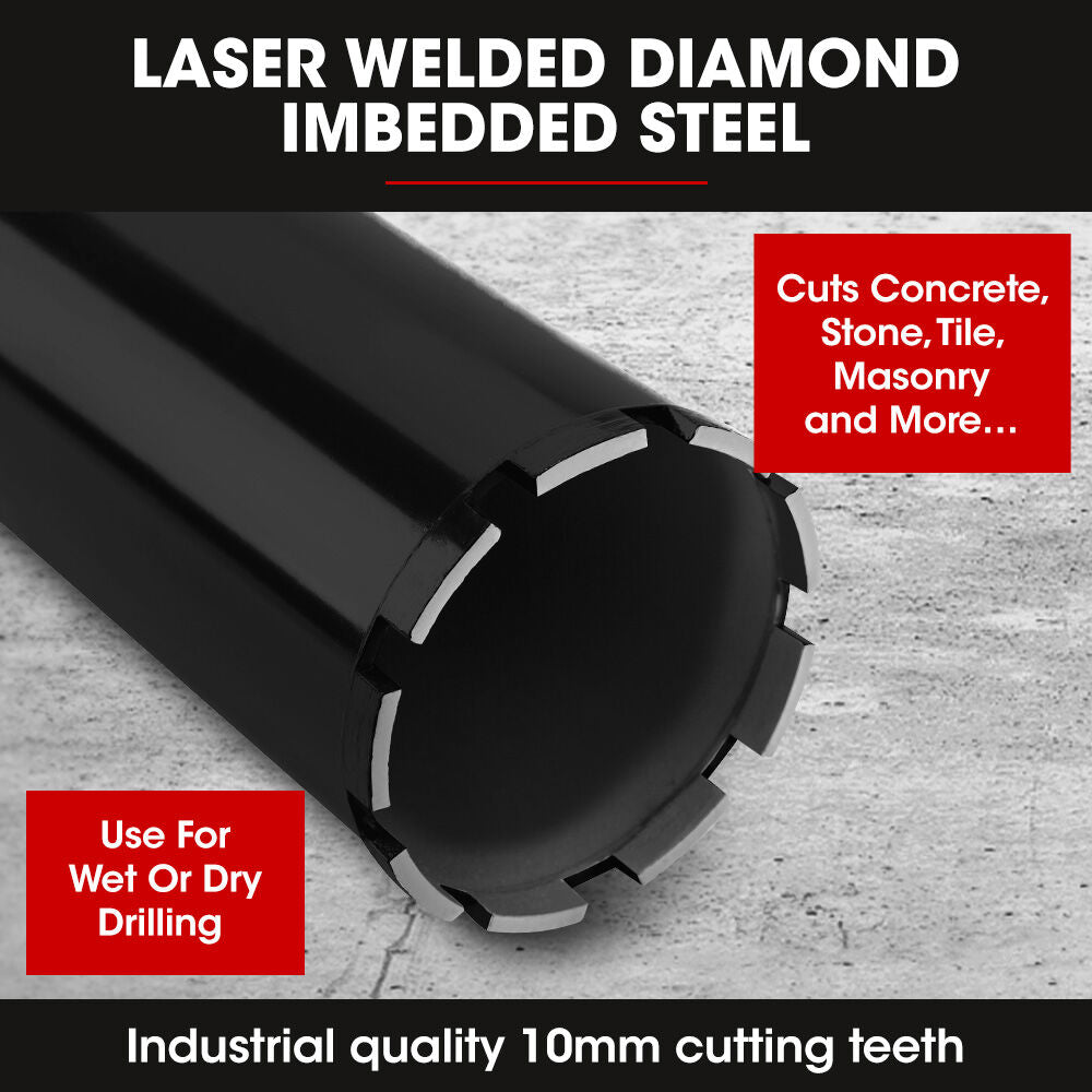 BAUMR-AG Diamond Core Drill Bit 102mm Concrete Wet Dry Tile Stone Brick Marble 1-1/4 UNC