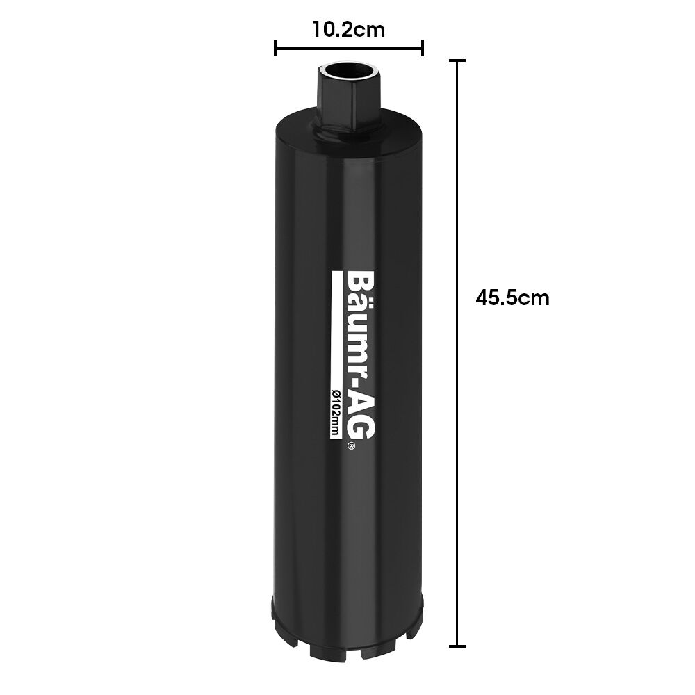 BAUMR-AG Diamond Core Drill Bit 102mm Concrete Wet Dry Tile Stone Brick Marble 1-1/4 UNC