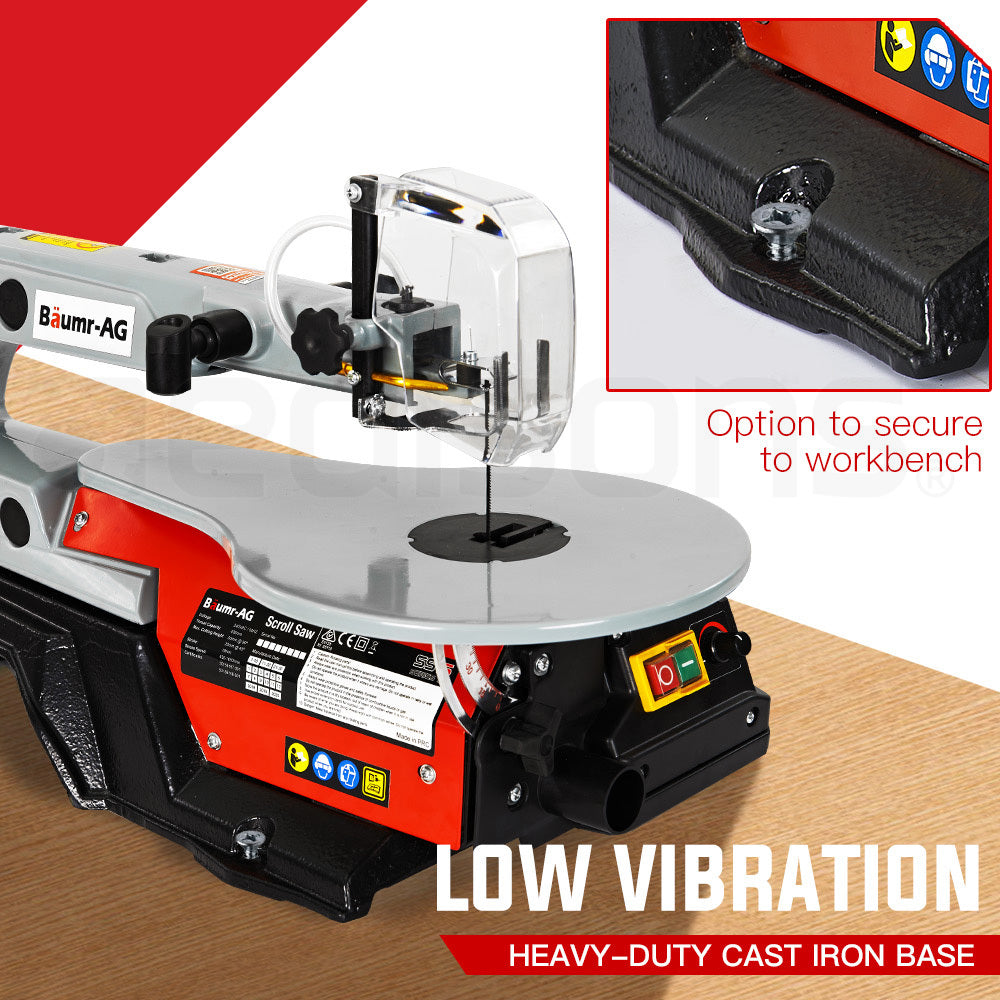 Baumr-AG 120W Corded Electric Scroll Saw- SS16 Series II