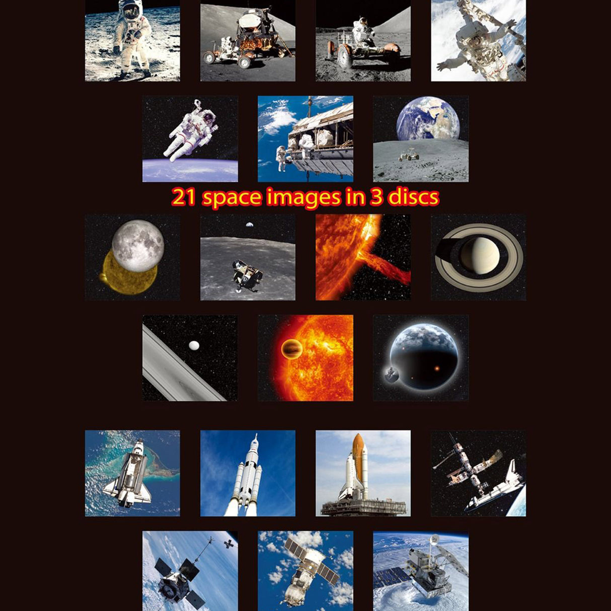 Space 3D viewer with 21 images
