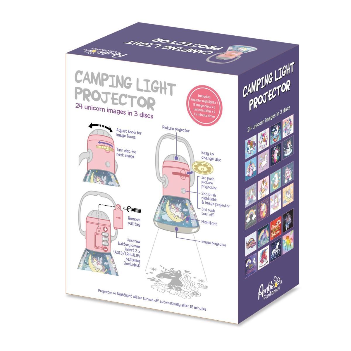 Unicorn Camping Light Projector
