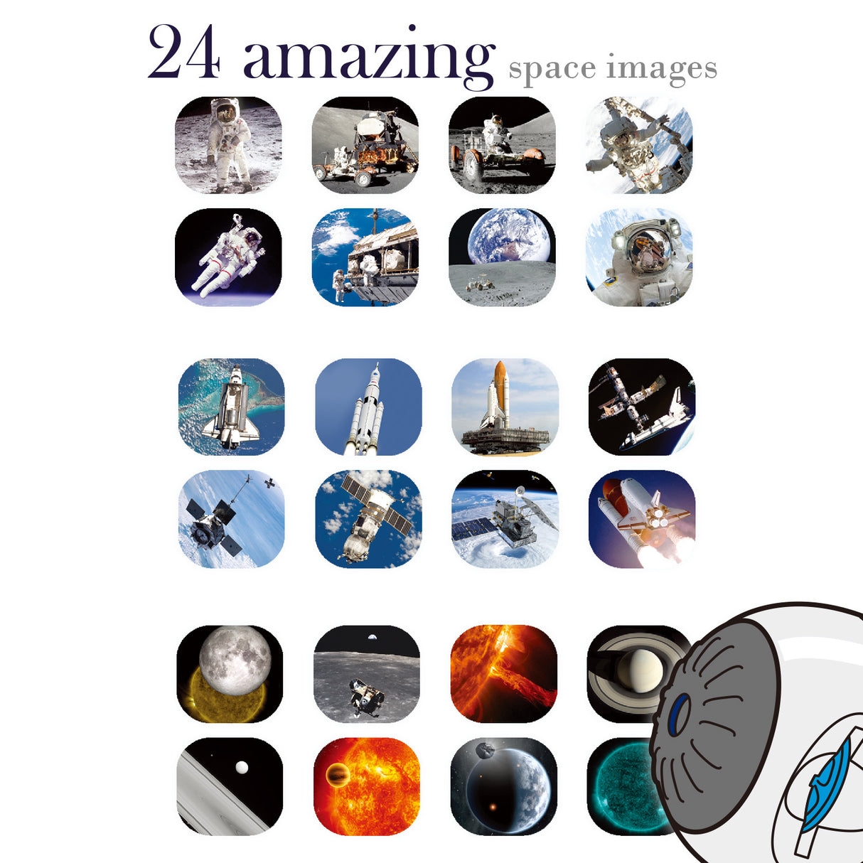 Planetarium Dome Projector with 24 Images For Space