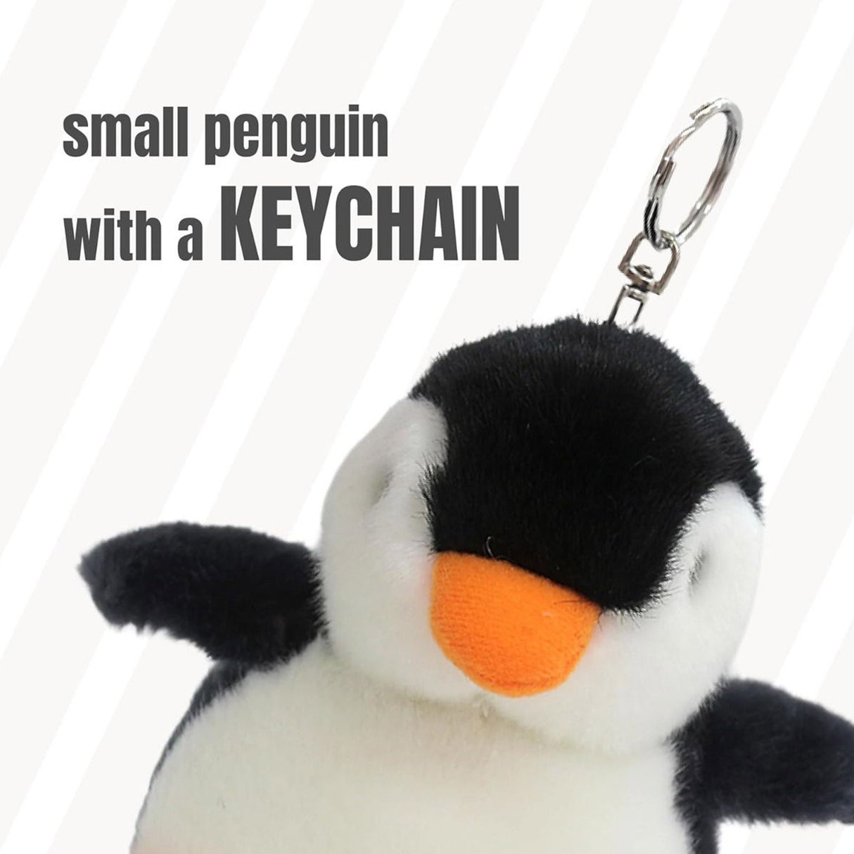 2X Plush Penguin Big and Small - BLACK