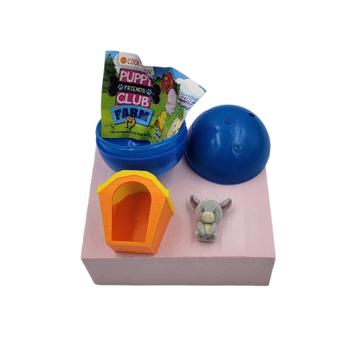 40X Puppy Club Farm Animal Toy Capsules 50mm in Display Box