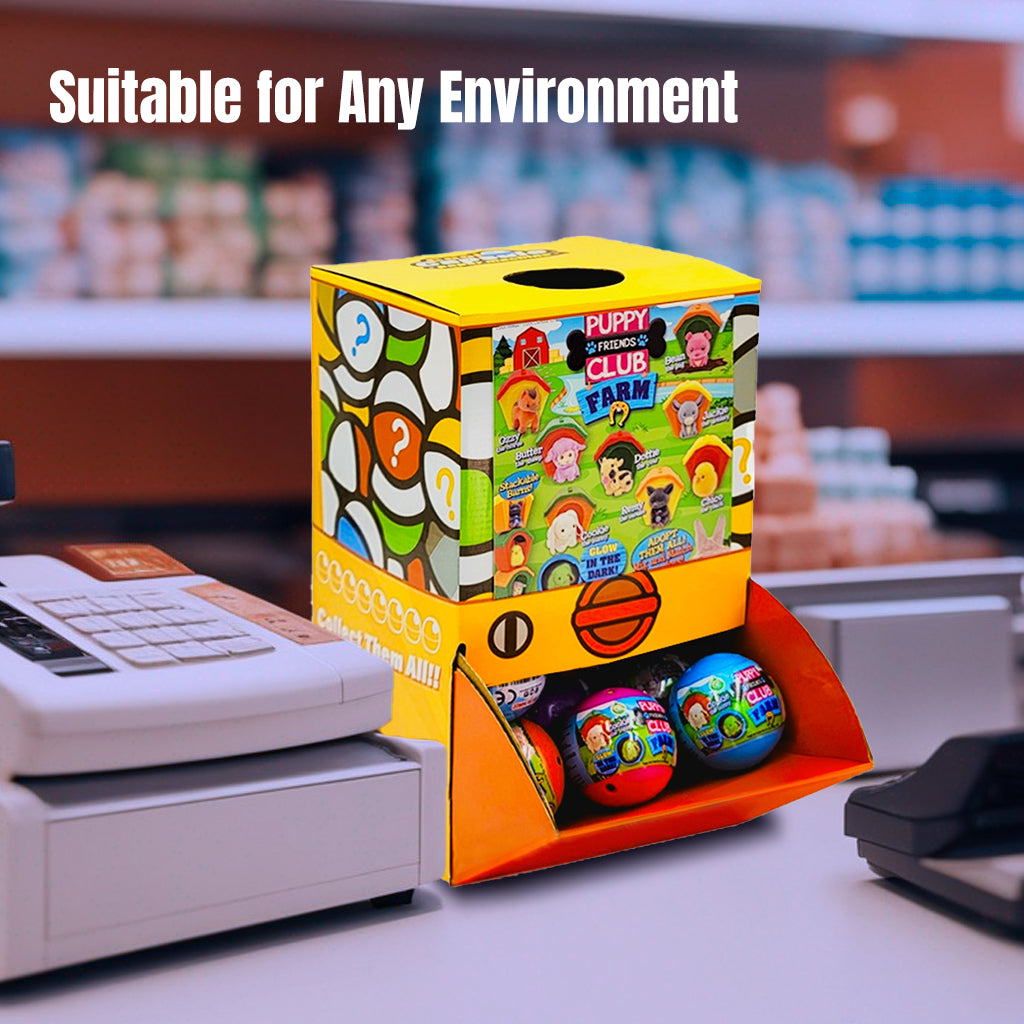 40X Puppy Club Farm Animal Toy Capsules 50mm in Display Box