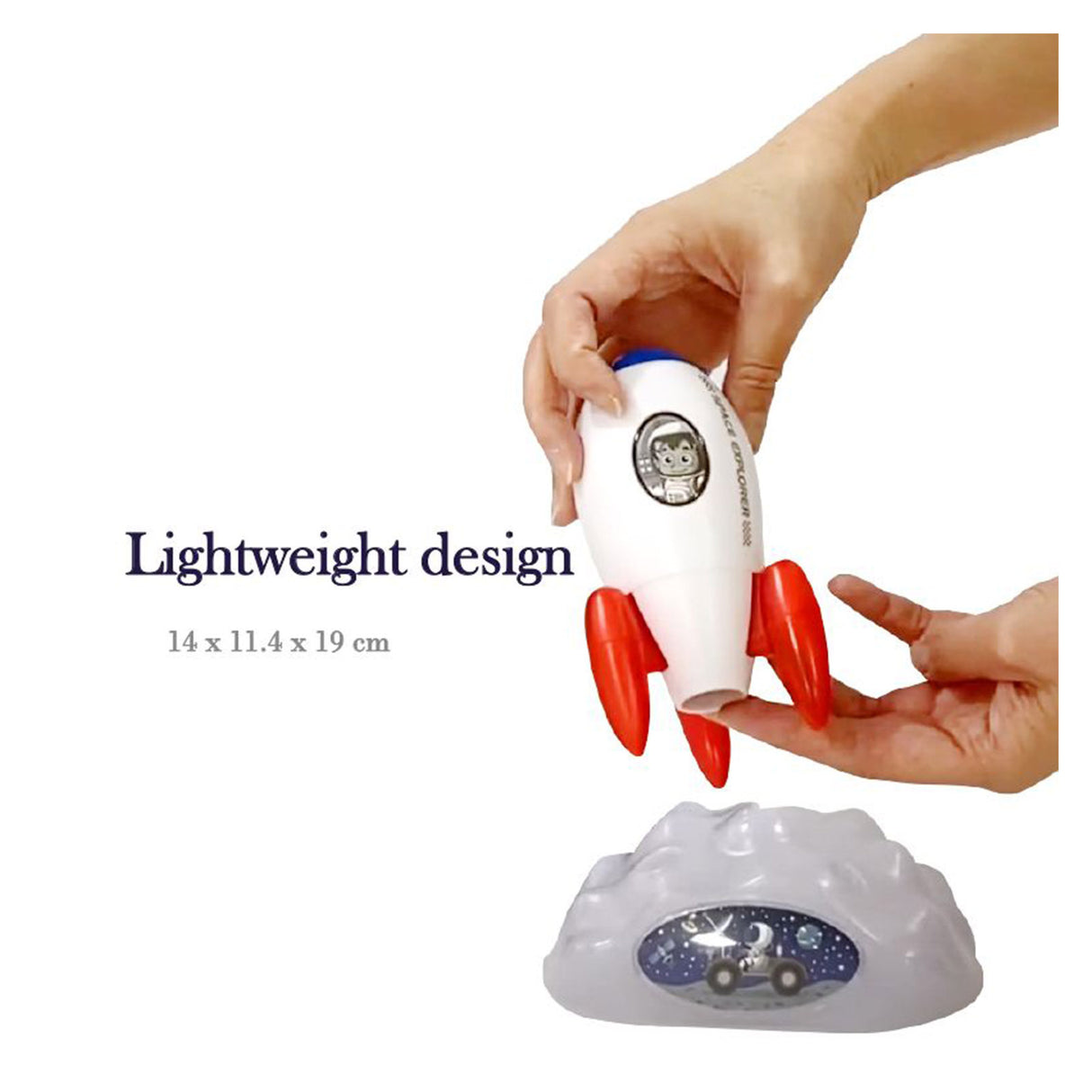 Rocket Projector Night Light STEM Toy